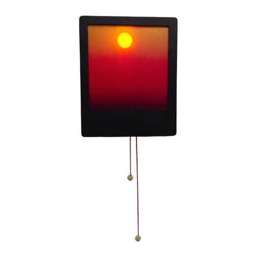 Lámpara de pared cinética con atardecer y amanecer
